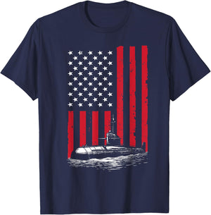 Funny Submarine Design Submariner Submarine Veteran T-Shirt - T-Shirt | Navy