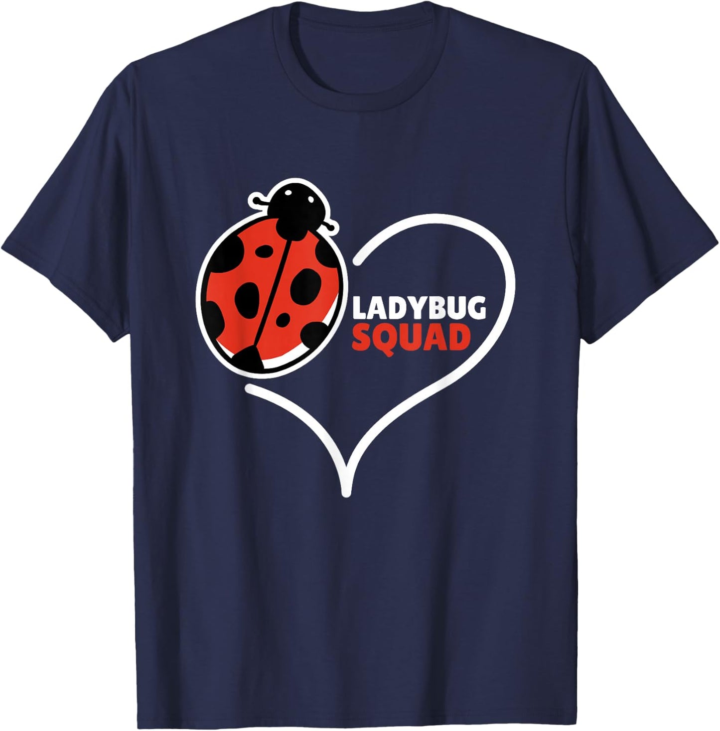 Ladybug Costume Women Ladybug Squad T-Shirt - T-Shirt | Navy