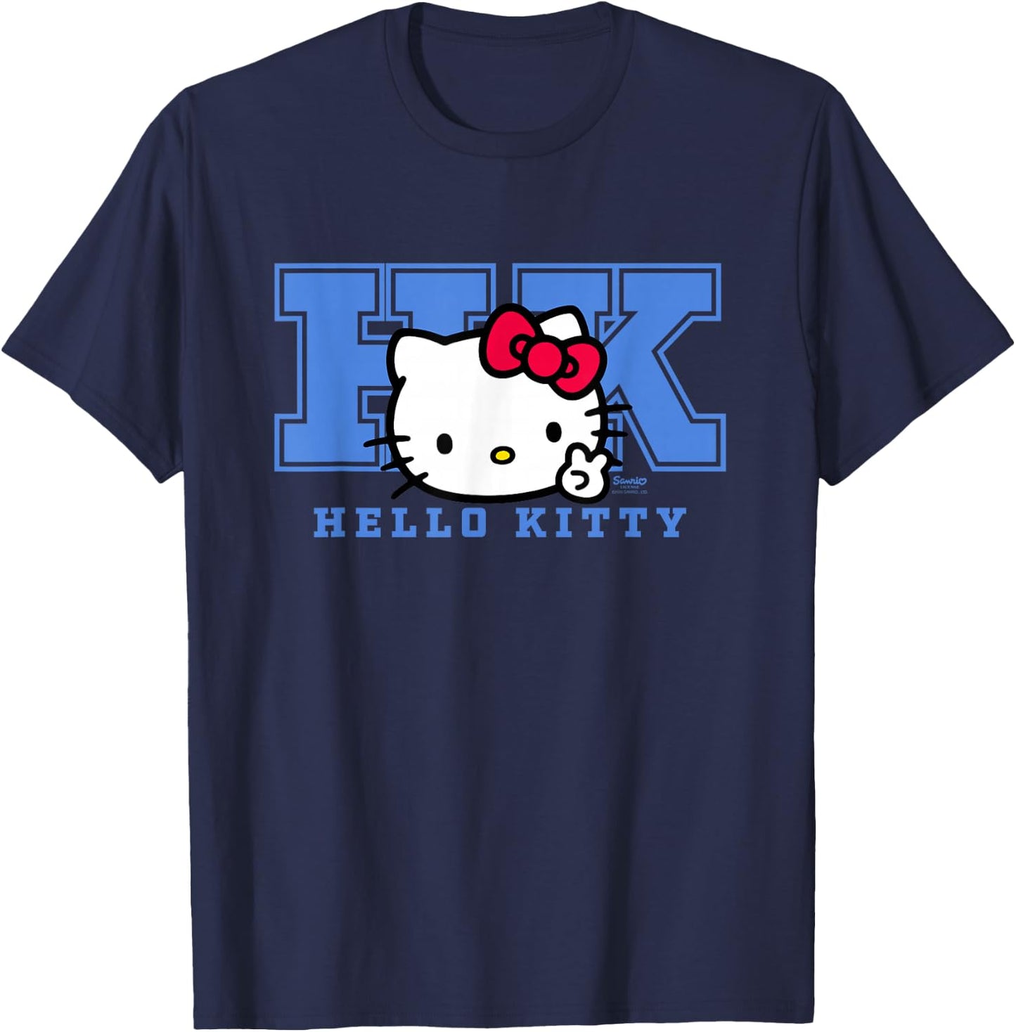 Hello Kitty - Cute Cat HK T-Shirt - T-Shirt | Navy