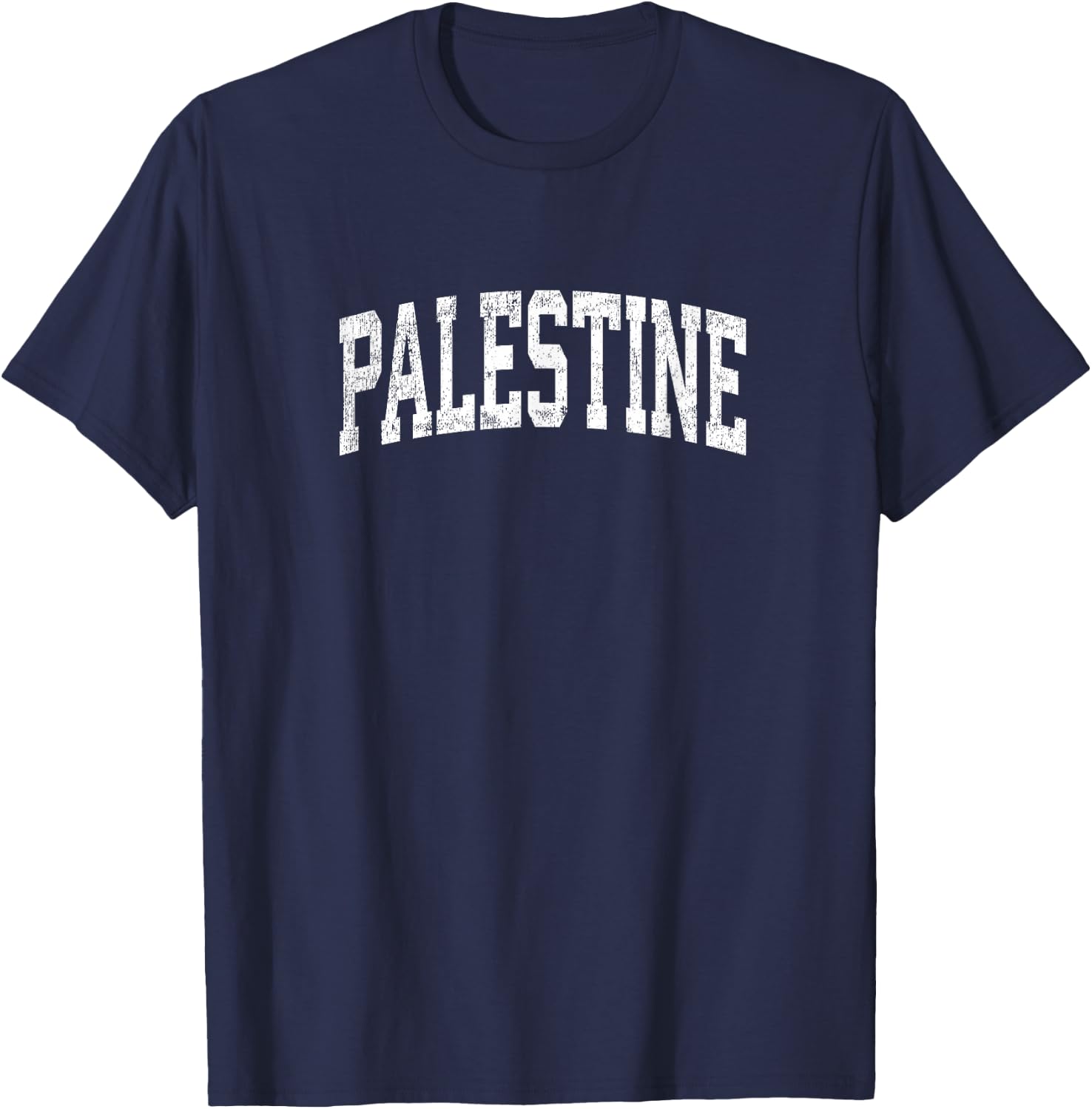 Palestine Texas TX Vintage Athletic Sports Design T-Shirt - T-Shirt | Navy