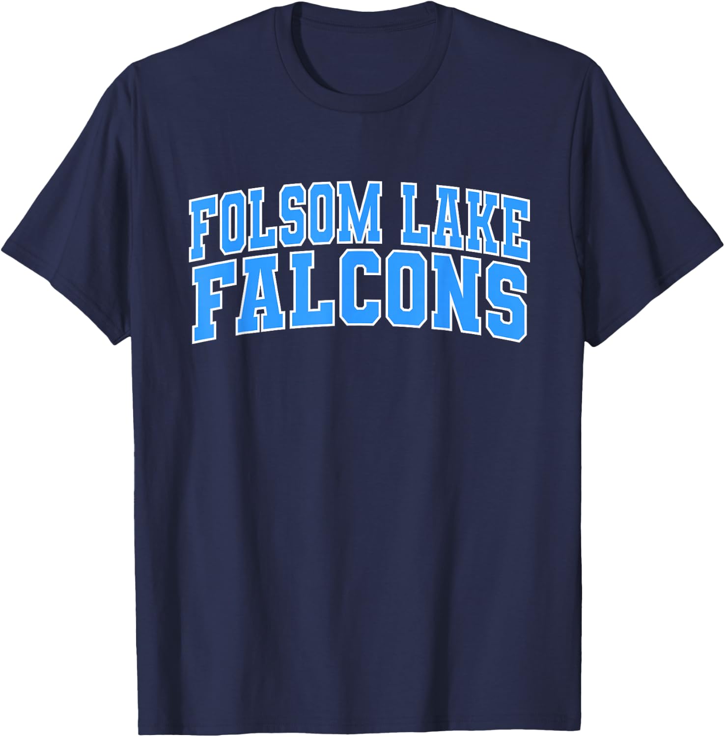 Folsom Lake College Apparel Sports Fan T-Shirt - T-Shirt | Navy