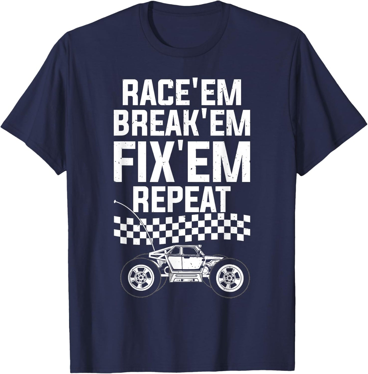 Best RC Car Art Women RC Racer RC Car Fan RC Racing T-Shirt - T-Shirt | Navy