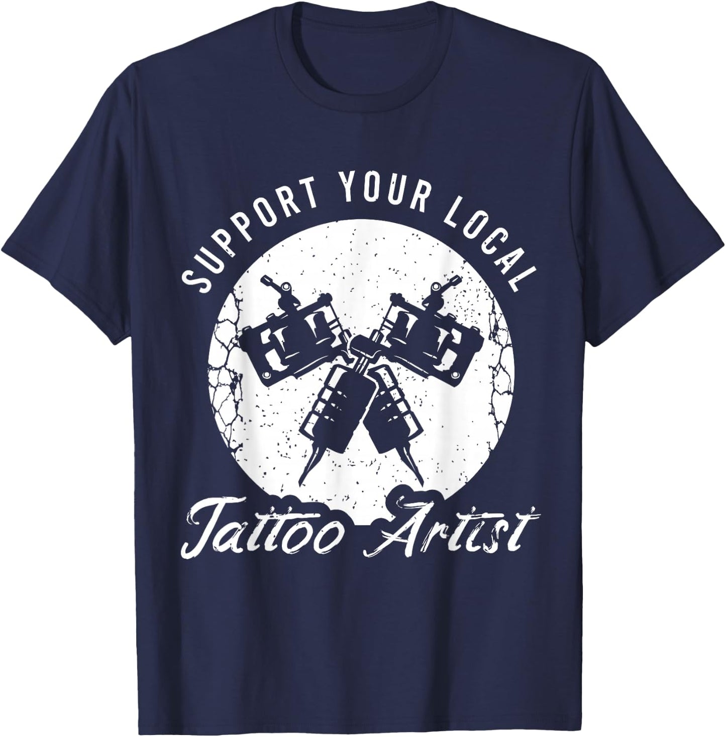 Funny Tattoo Outfit for a Tattoo Artist T-Shirt - T-Shirt | Navy