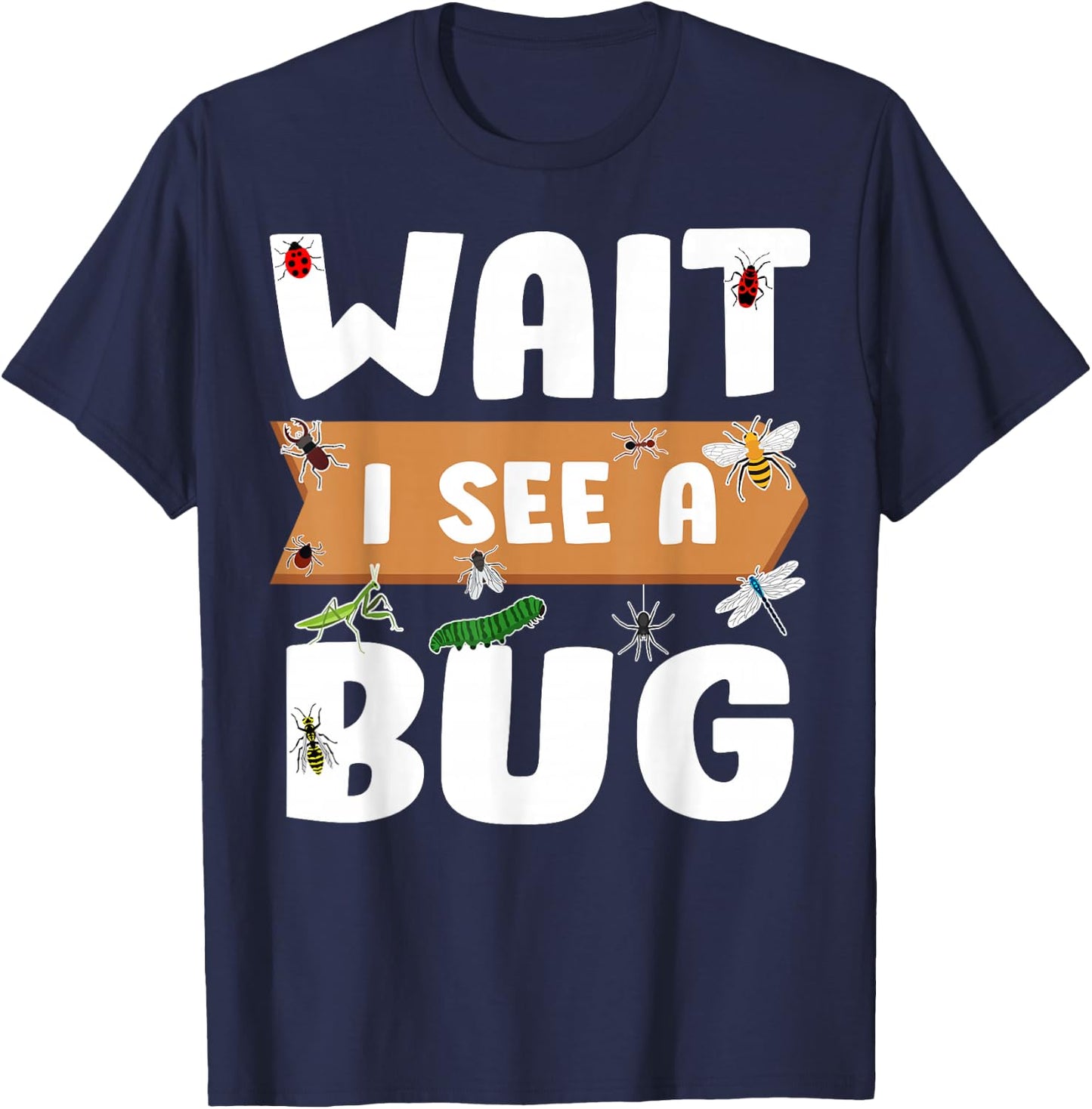 Cool Bug Design Women Entomology Insect Pet Animal T-Shirt - T-Shirt | Navy