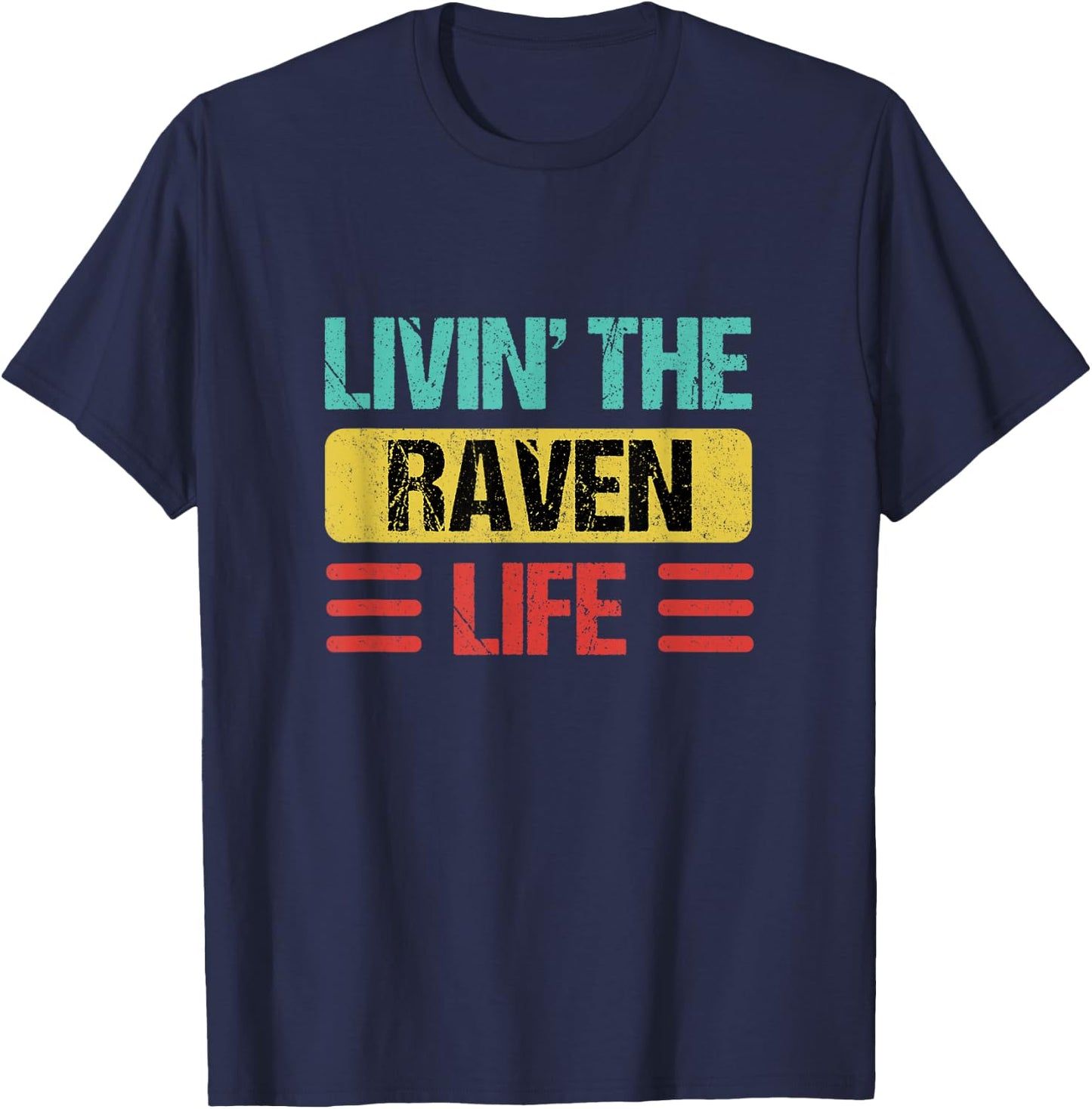 Raven Name T-Shirt - T-Shirt | Navy