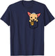 Pocket Dog Chihuahua Chiwawa Hanukkah Pajamas Chanukah PJs T-Shirt - T-Shirt | Navy