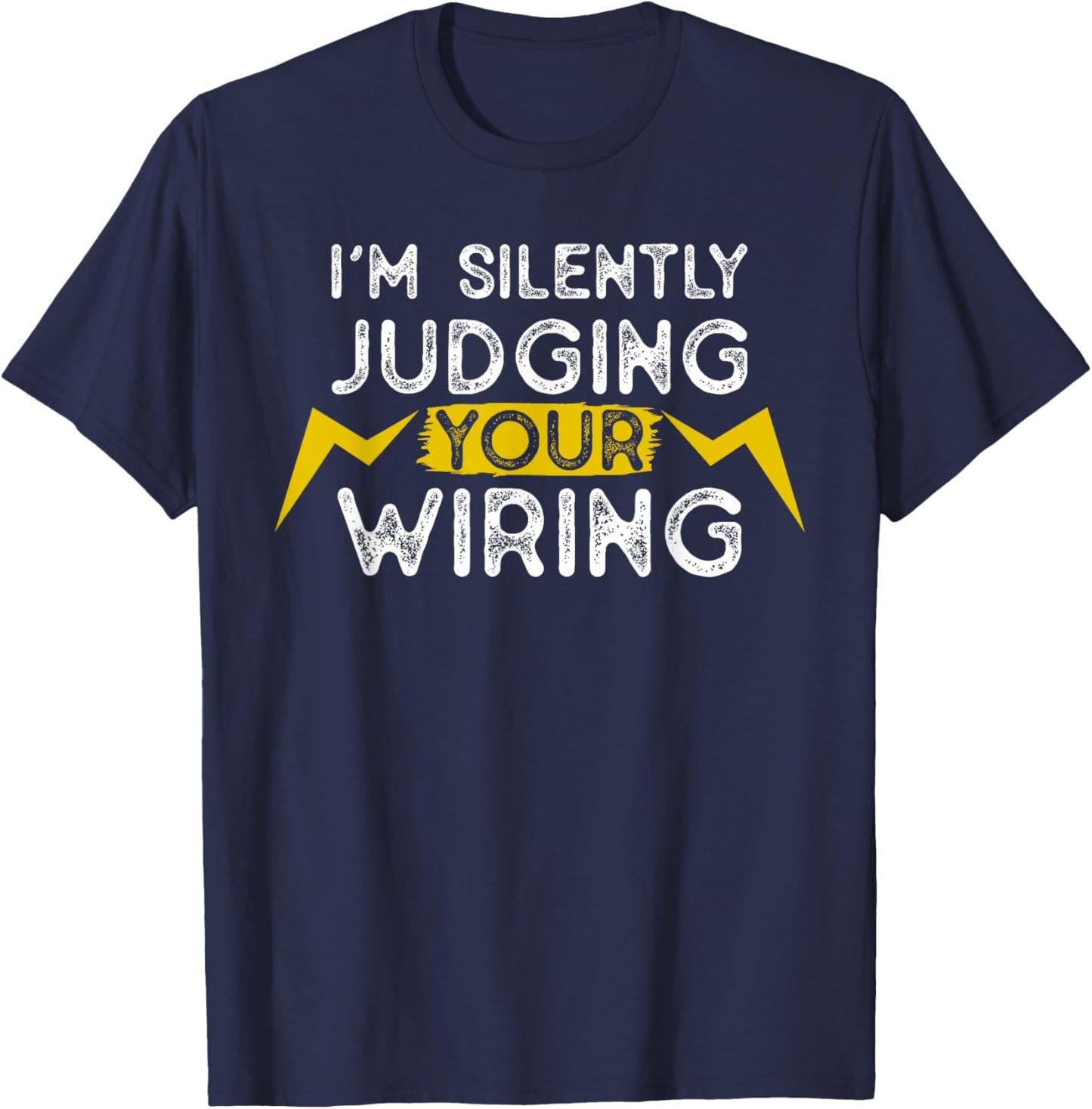Electrician Art Women Electric Engineer Electrician T-Shirt - T-Shirt | Navy