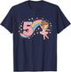 5. Geburtstag Mädchen Regenbogen Deko 5 Jahre Mädchen T-Shirt - T-Shirt | Navy