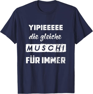 Junggesellenabschied Kostüm Männer - Bräutigam JGA Poltern Schwarz Klein Klassisch Sommer Männer T-Shirt - T-Shirt | Navy