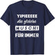Junggesellenabschied Kostüm Männer - Bräutigam JGA Poltern Schwarz Klein Klassisch Sommer Männer T-Shirt - T-Shirt | Navy