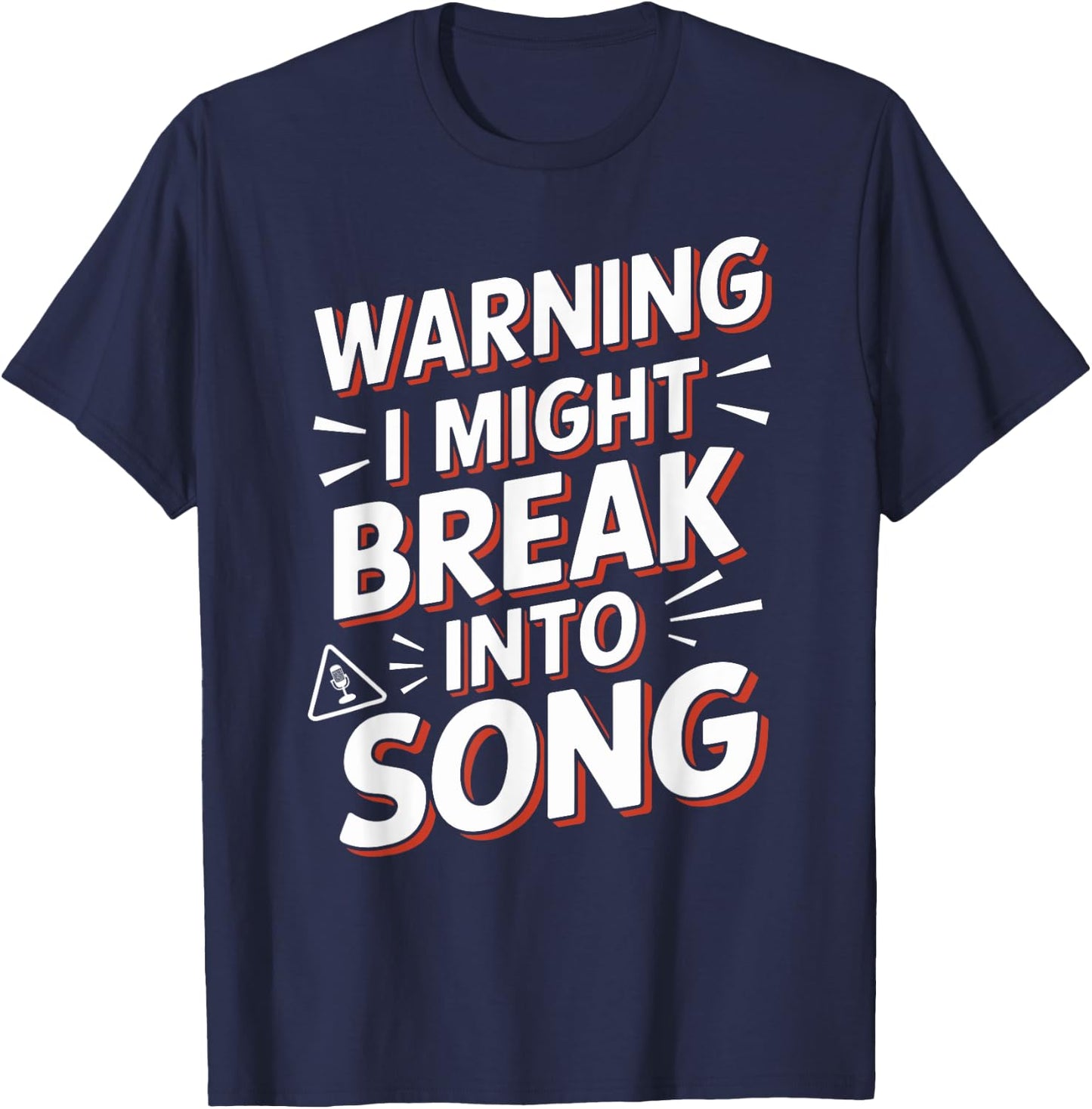 Acapella Group Vocal Harmony and Singing Performance T-Shirt - T-Shirt | Navy