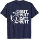 Nordlicht Norddeutsch Moin Plattdeutsch Nordsee Ostsee T-Shirt - T-Shirt | Navy