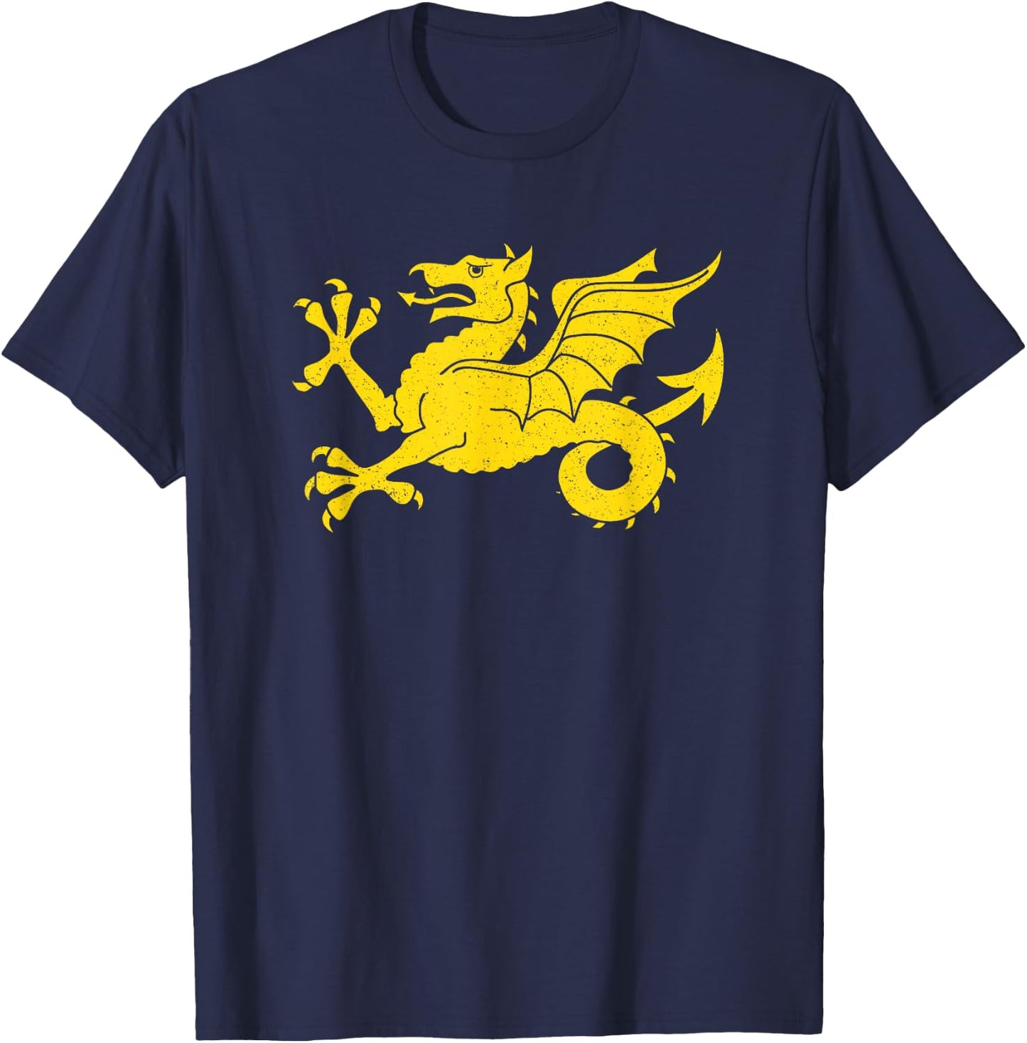 Wessex Dragon Flag T-Shirt - T-Shirt | Navy