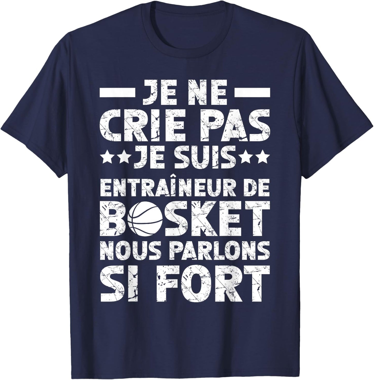 Basketball Funny I Am Basketball Coach , Black, S T-Shirt - T-Shirt | Navy
