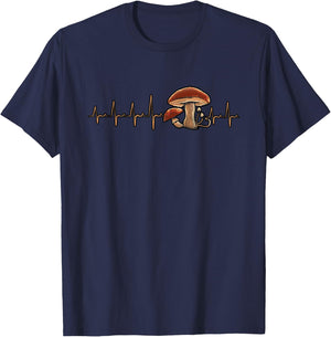 Mushroom Collector Mushroom Finder , black T-Shirt - T-Shirt | Navy