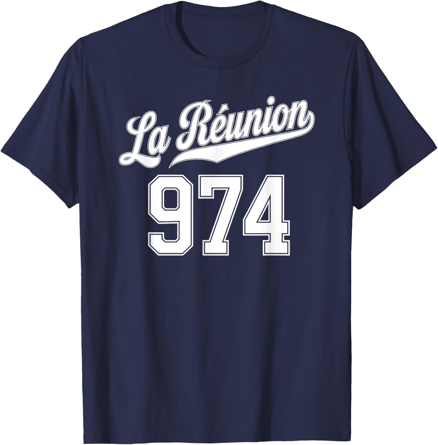 La Réunion 974 T-Shirt - T-Shirt | Navy