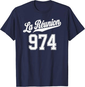 La Réunion 974 T-Shirt - T-Shirt | Navy