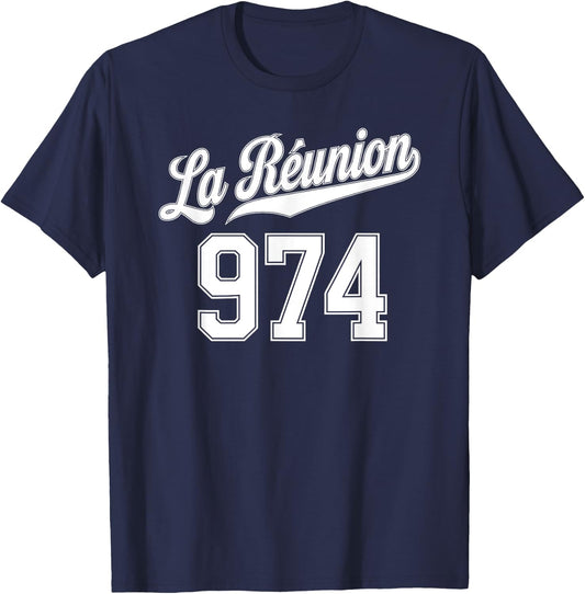 La Réunion 974 T-Shirt - T-Shirt | Navy