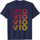 Swagazon VTO Retro Style Design T-Shirt - T-Shirt | Navy