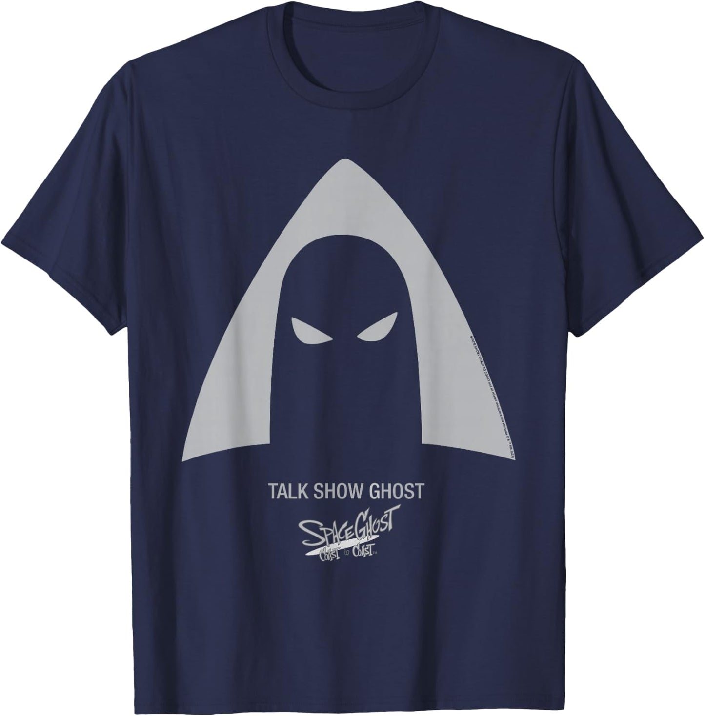 Space Ghost Coast to Coast Talk Show Ghost T-Shirt - T-Shirt | Navy
