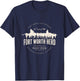 Fort Worth Texas Stockyards and Rodeo Cowboy Design T-Shirt - T-Shirt | Navy