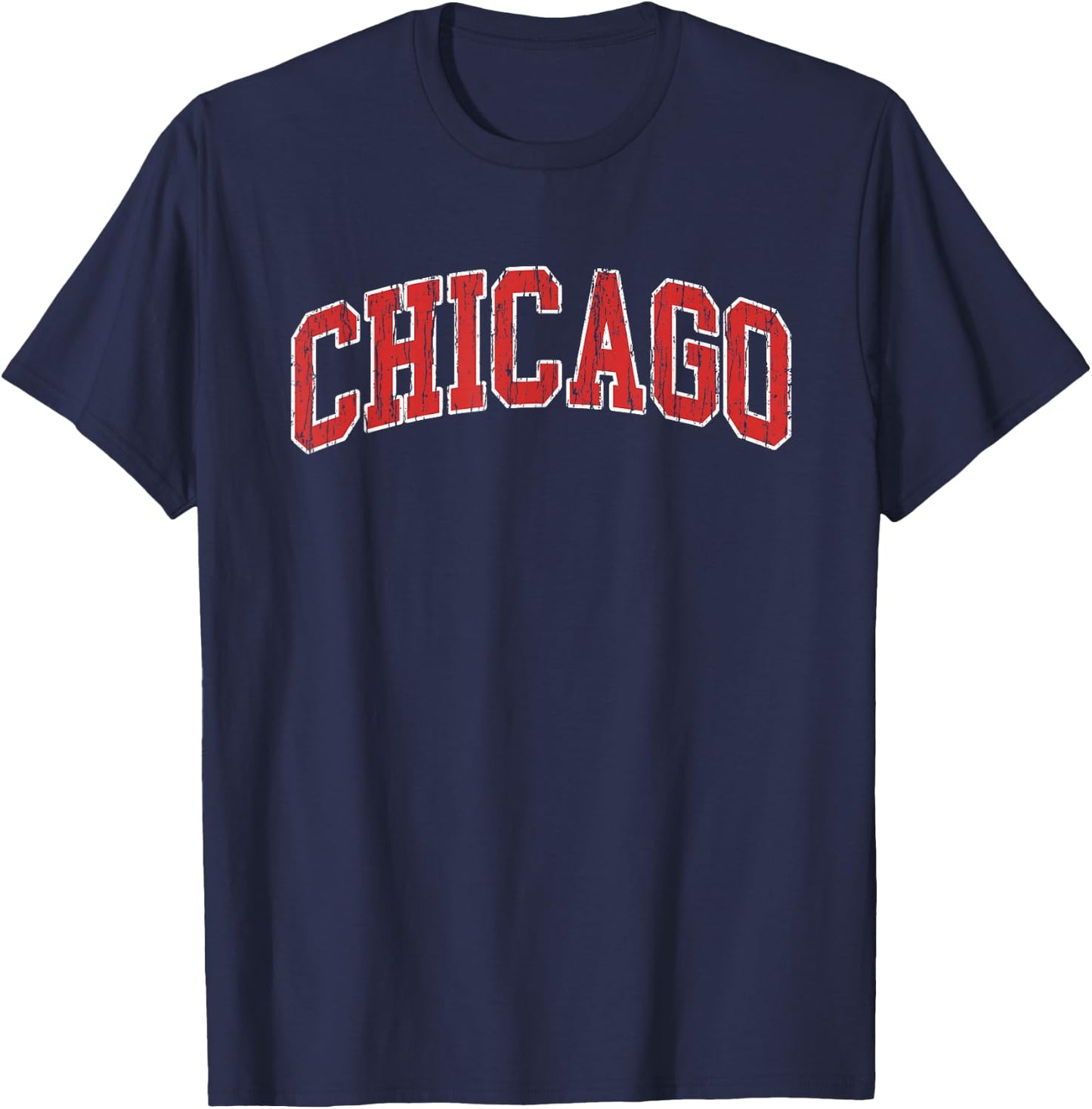 Chicago Vintage Gifts Women Boys Girls Kids T-Shirt - T-Shirt | Navy