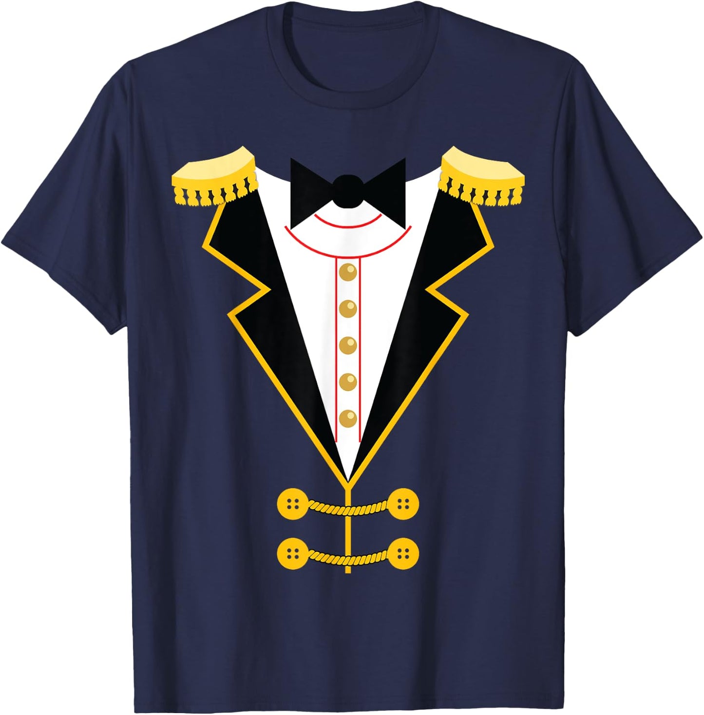 Ringmaster Costume Kids Boys Girls Circus Showman Halloween T-Shirt - T-Shirt | Navy