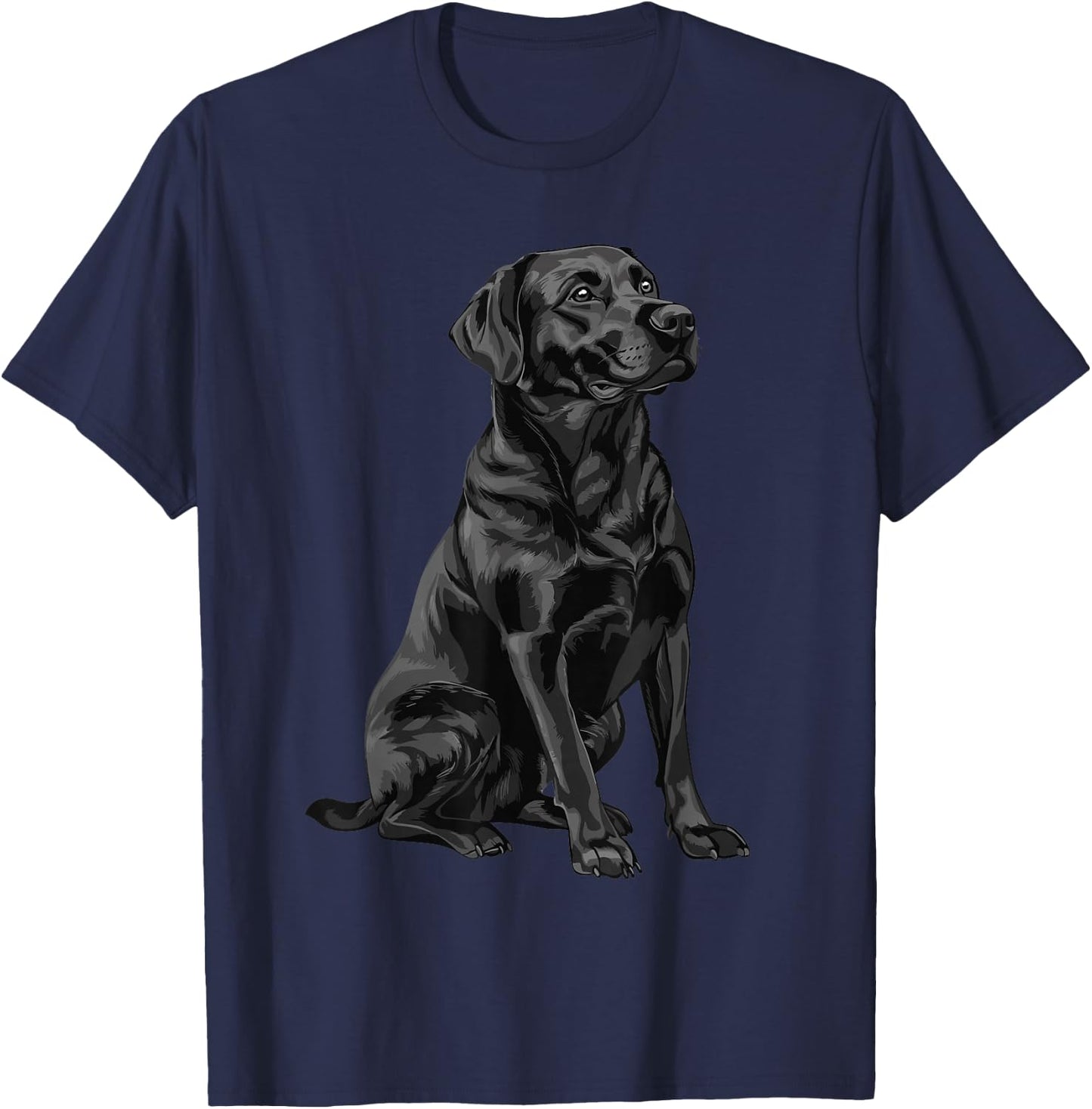 Black Labrador Retriever T-Shirt - T-Shirt | Navy