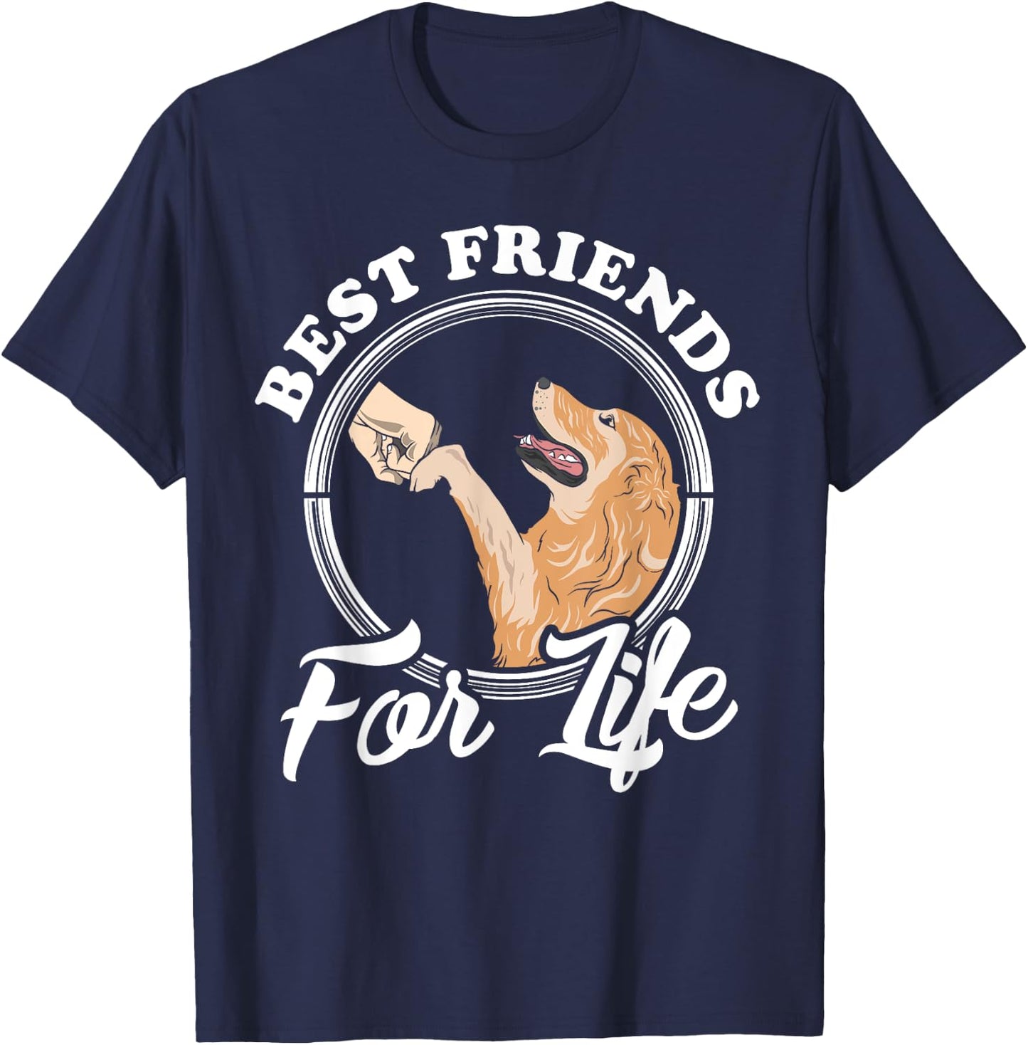 Golden Retriever Lover Gifts Golden Retriever Lover T-Shirt - T-Shirt | Navy