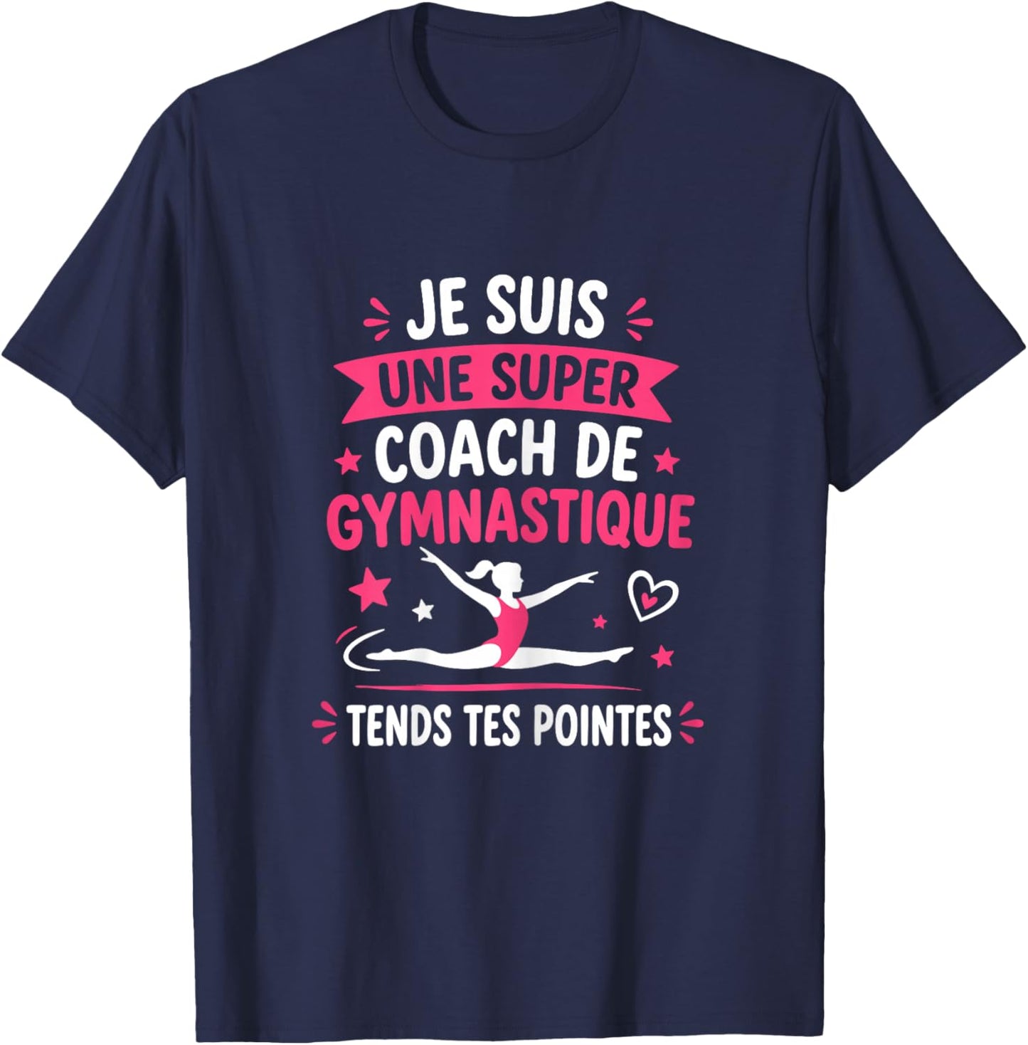 Gym Teacher Humor Je suis Une Super Coach de Gymnastique T-Shirt - T-Shirt | Navy