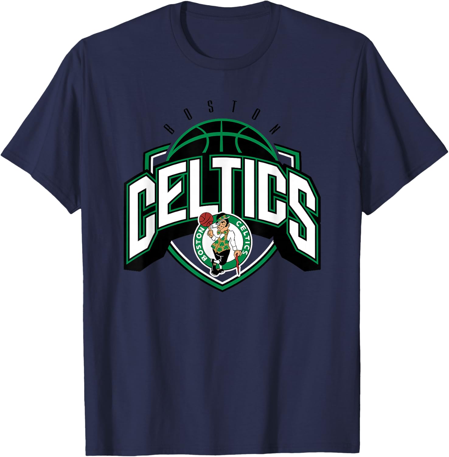 NBA Official Boston Celtics Hang Time T-Shirt - T-Shirt | Navy