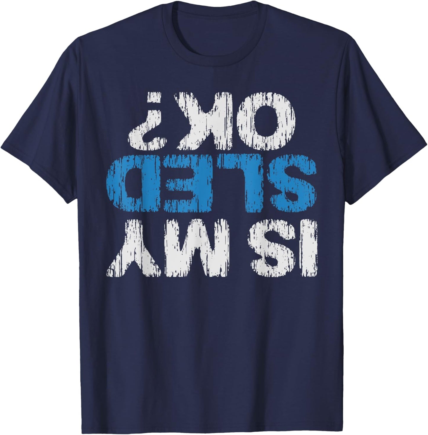 Is my sled ok, Funny Winter-Snow-Sport T-Shirt - T-Shirt | Navy