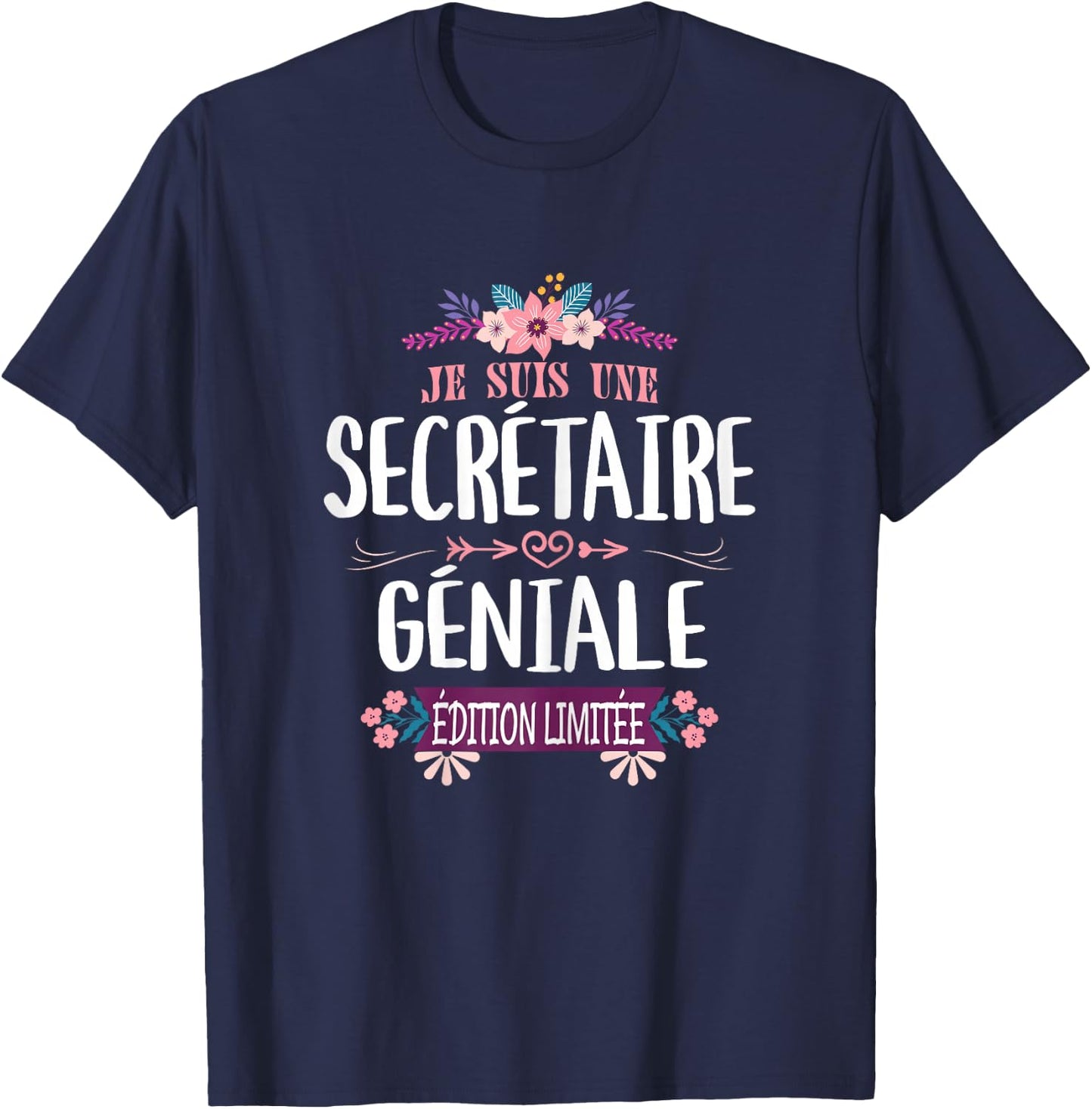 Limited Edition Secretary Great , Black T-Shirt - T-Shirt | Navy