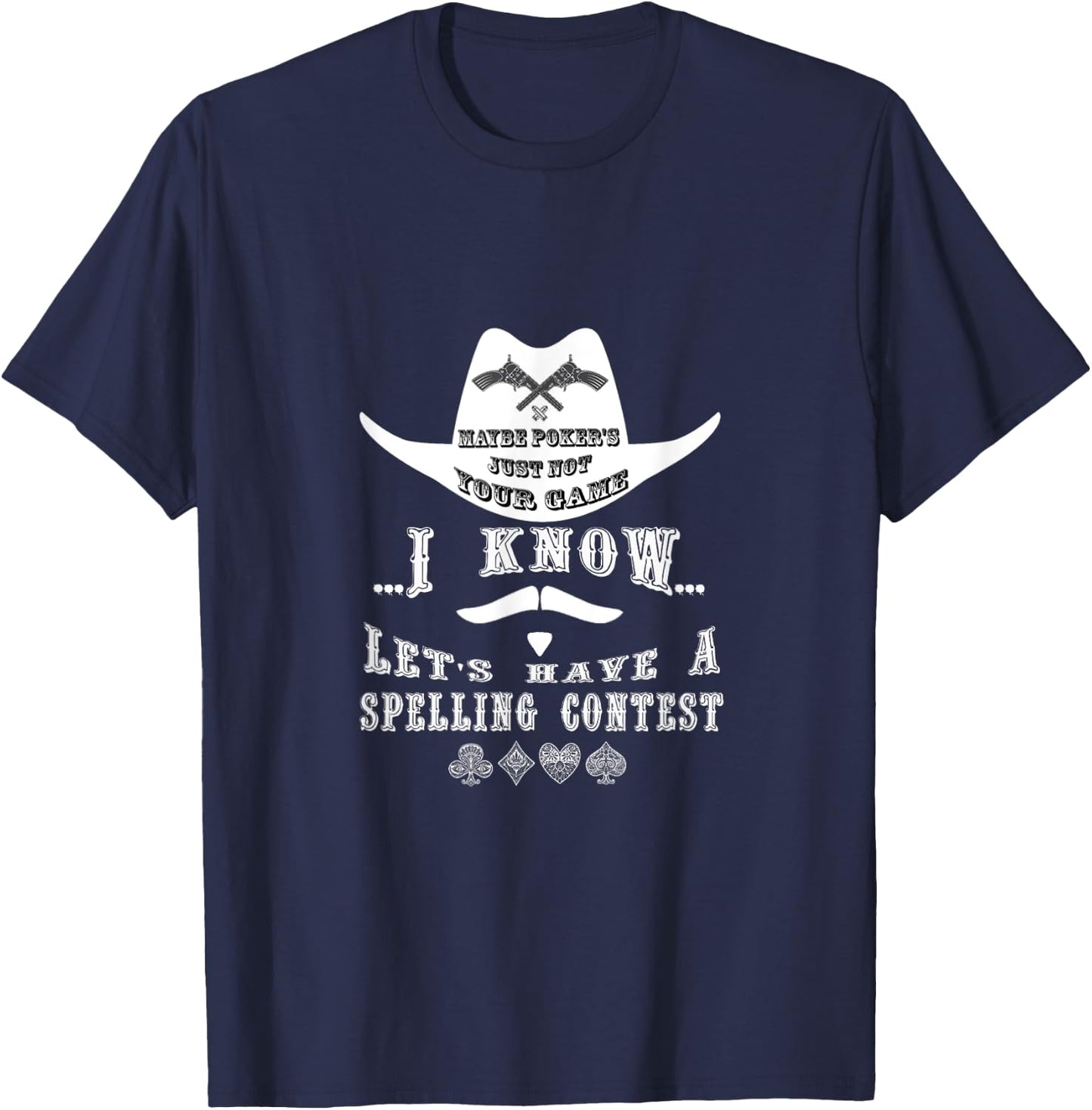 Doc Holliday Poker Shirt T-Shirt - T-Shirt | Navy