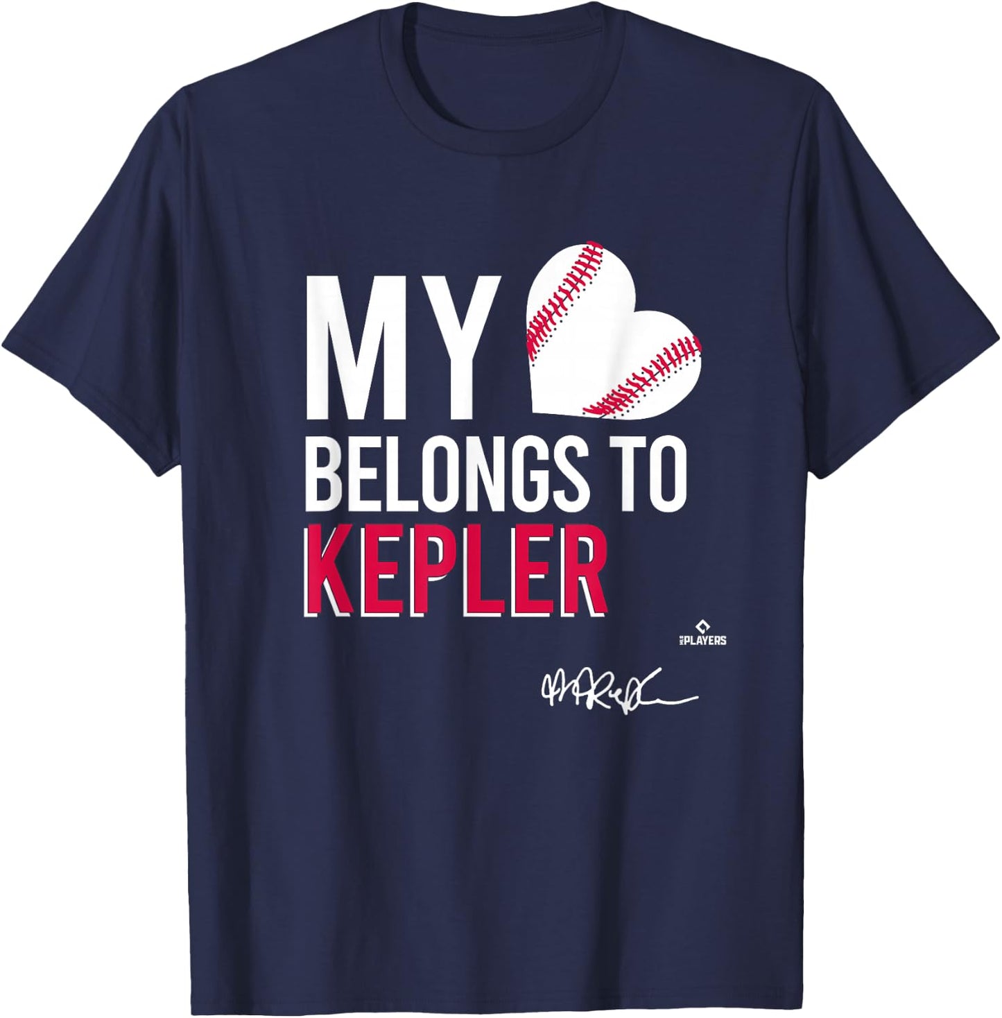 My Heart Belongs To Max Kepler-Rozycki T-Shirt - T-Shirt | Navy