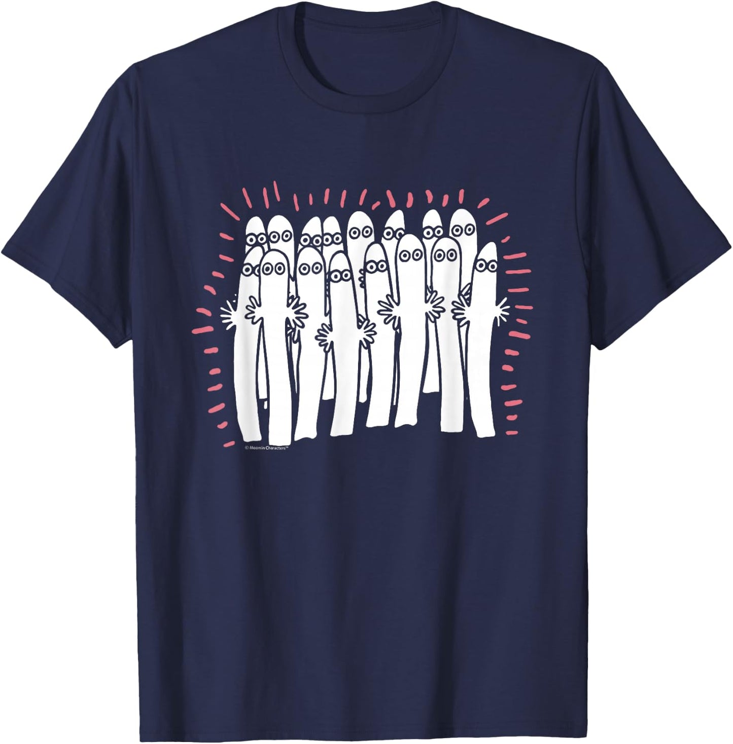 Moomin The Spooky Hattifatteners T-Shirt - T-Shirt | Navy