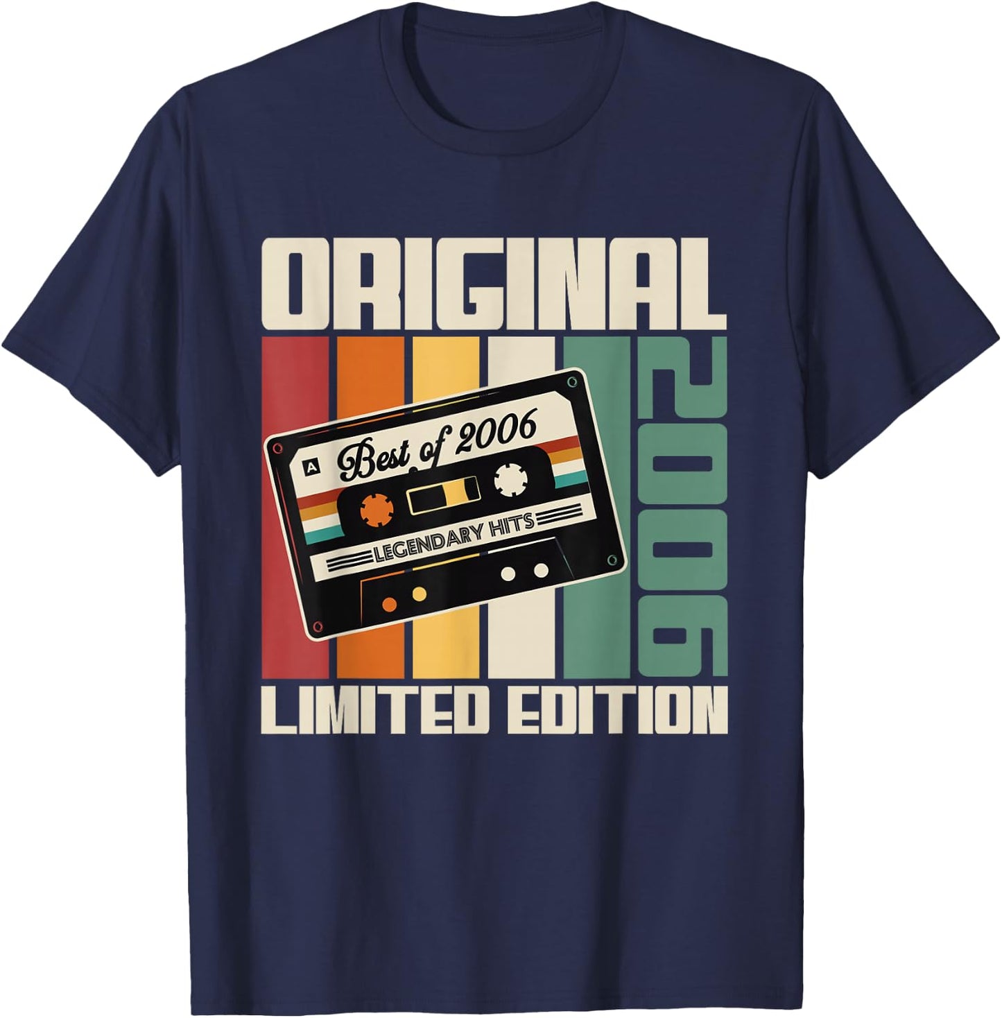 Original 2006 Cadeau d'anniversaire 20 Ans Garçons Filles T-Shirt - T-Shirt | Navy