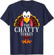 Thanksgiving The Chatty Turkey Matching T-Shirt - T-Shirt | Navy