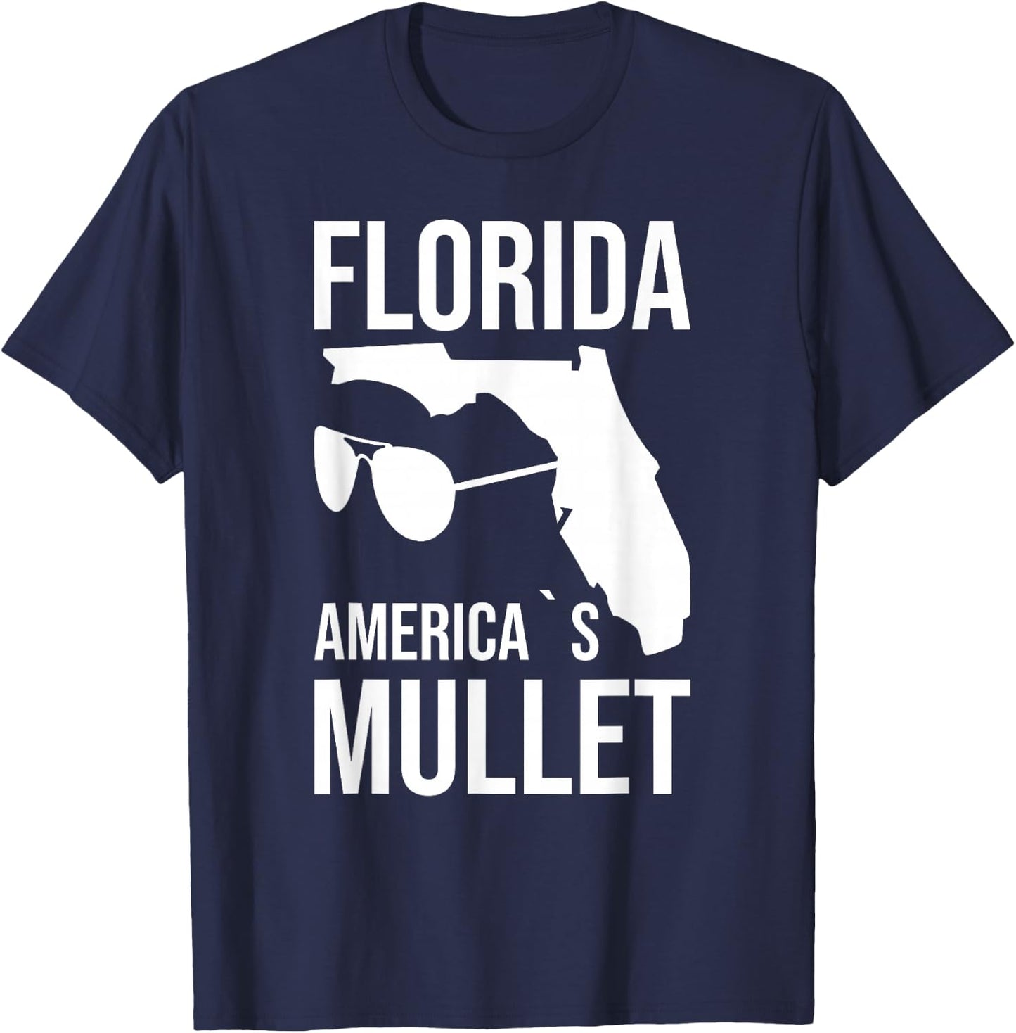 Florida America´s Mullet West Coast T-Shirt - T-Shirt | Navy
