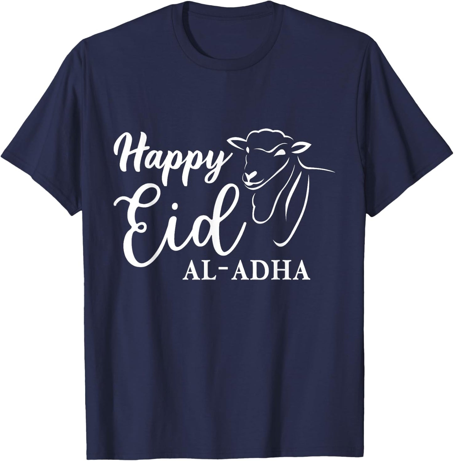 Eid Al-Adha Eid Mubarak Happy Eid Day Muslim eid 2025 kids T-Shirt - T-Shirt | Navy