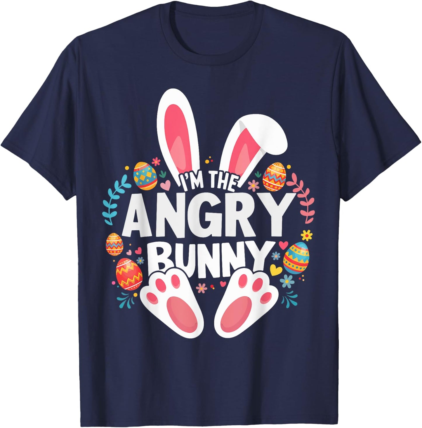 I'm The Angry Bunny Matching Easter Family T-Shirt - T-Shirt | Navy