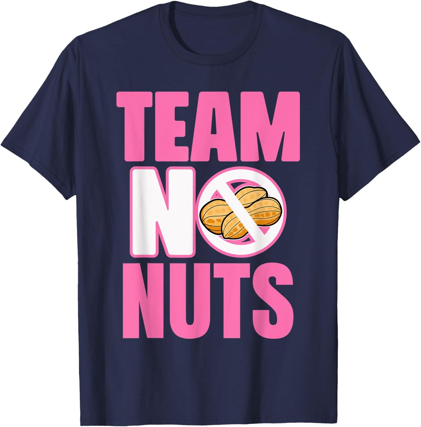 Gender Reveal Team Girl Lustiges „No Nuts“ -Match Party T-Shirt - T-Shirt | Navy