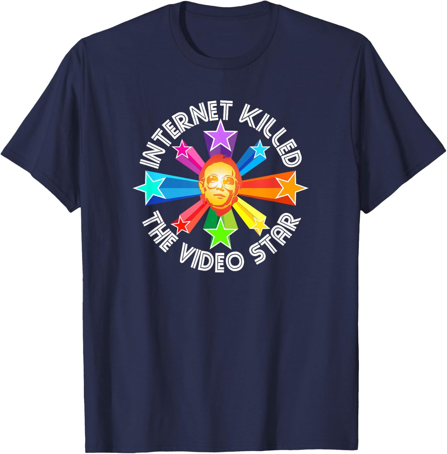 Internet Killed the Video Star T-Shirt - T-Shirt | Navy