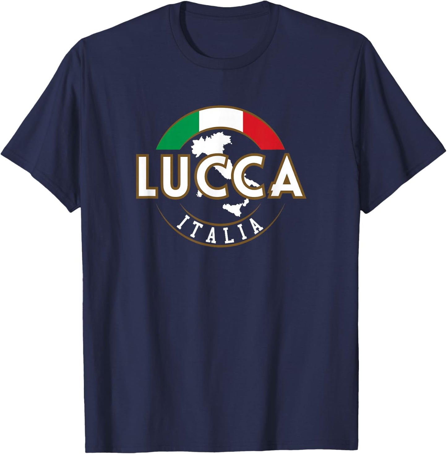 Lucca Italia Italy T-Shirt - T-Shirt | Navy