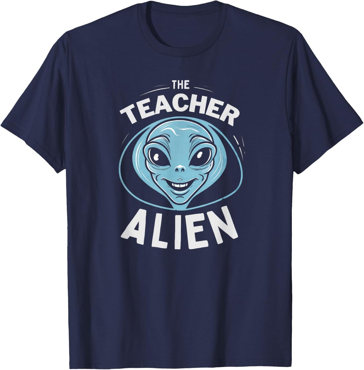 The Teacher Alien Halloween Costume T-Shirt - T-Shirt | Navy