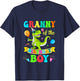 Granny Of The Birthday Boy T-Rex Dinosaur Birthday Party T-Shirt - T-Shirt | Navy