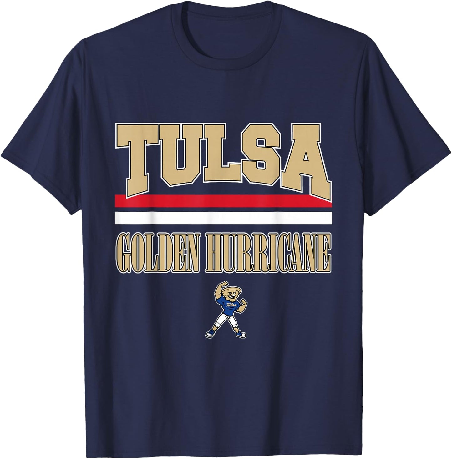 Tulsa Golden Hurricane NCAA | VNPTUL301 T-Shirt - T-Shirt | Navy