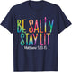 Be Salty Stay Lit Matthew 5:13-16 T-Shirt - T-Shirt | Navy