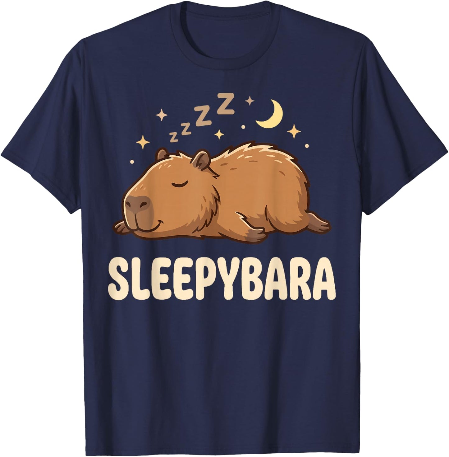 Sleepybara T-Shirt - T-Shirt | Navy