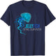 Jellyfish Sting Survivor Funny Aquarist Gift Jellyfish T-Shirt - T-Shirt | Navy